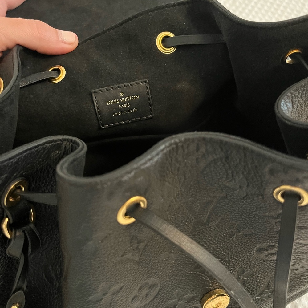 LOUIS VUITTON Empreinte Montsouris NM Backpack Black DISCONTINUED - Picture 12 of 16